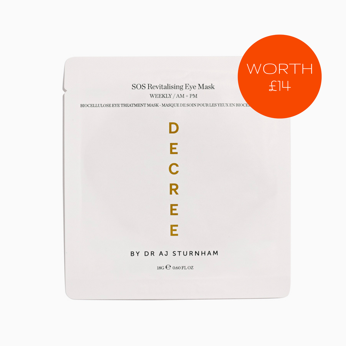 DECREE SOS REVITALISING EYE MASK
